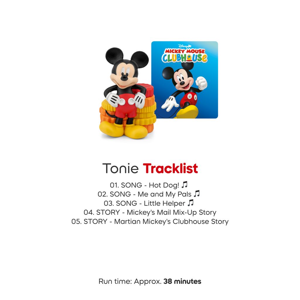 Tonies Audio Character Disney Mickey Mouse Clubhouse Mickey