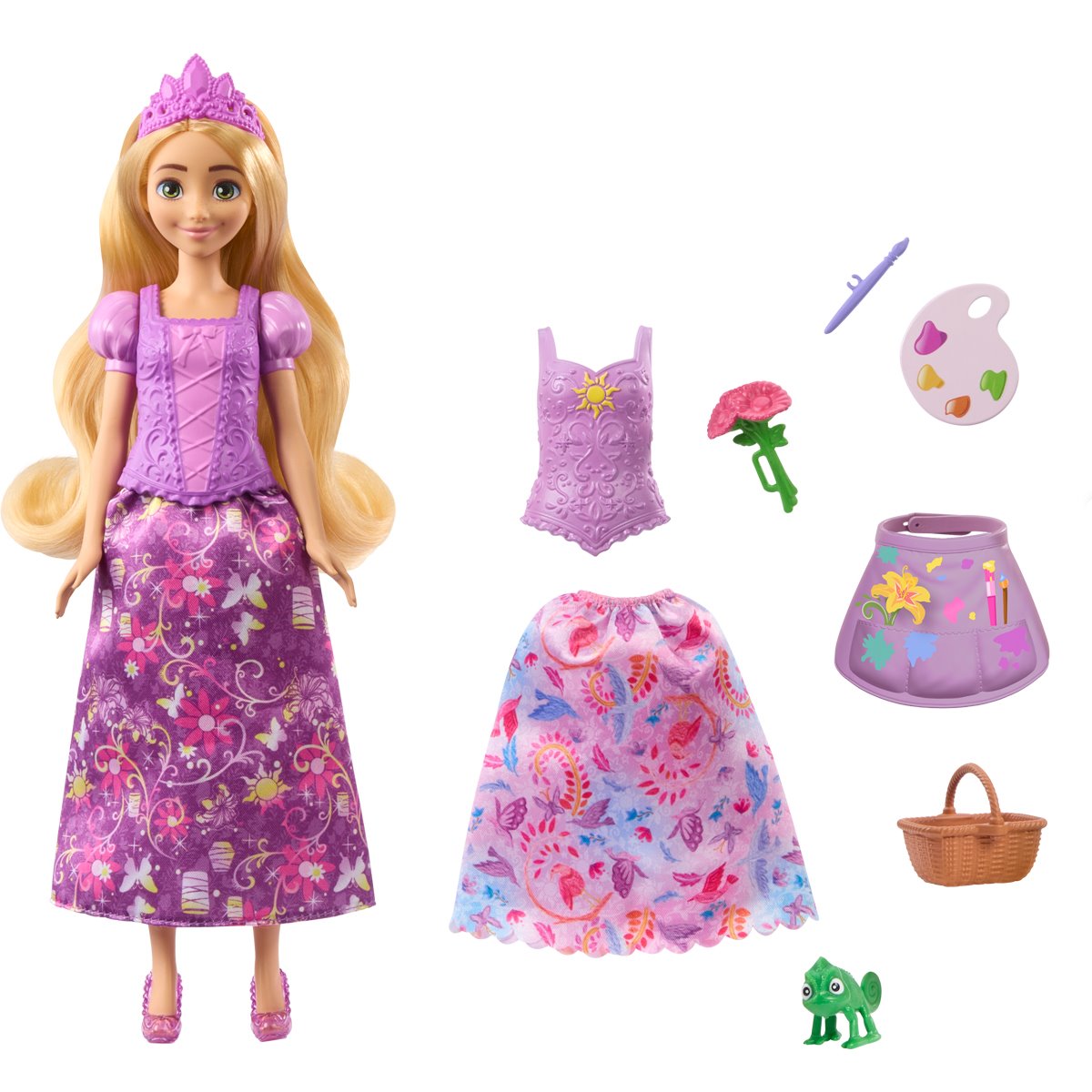 Disney Princess Fashion Doll 2-In-1 Stories Rapunzel 28Cm