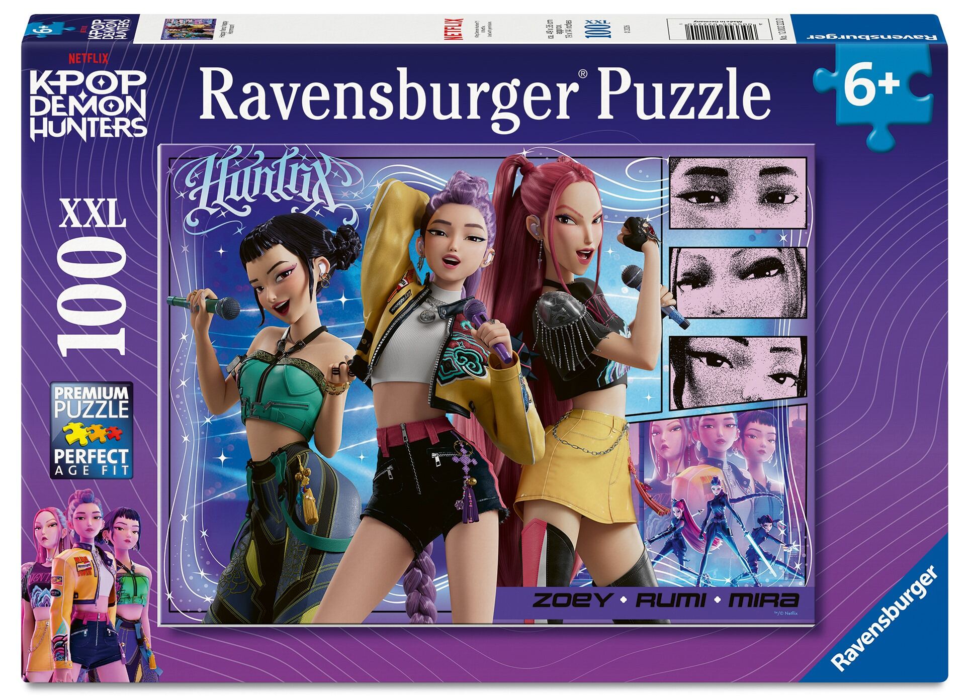 Ravensburger K-Pop Demon Hunters Xxl 100 Piece Jigsaw Puzzle - Happy Fans, Happy Honmoon!