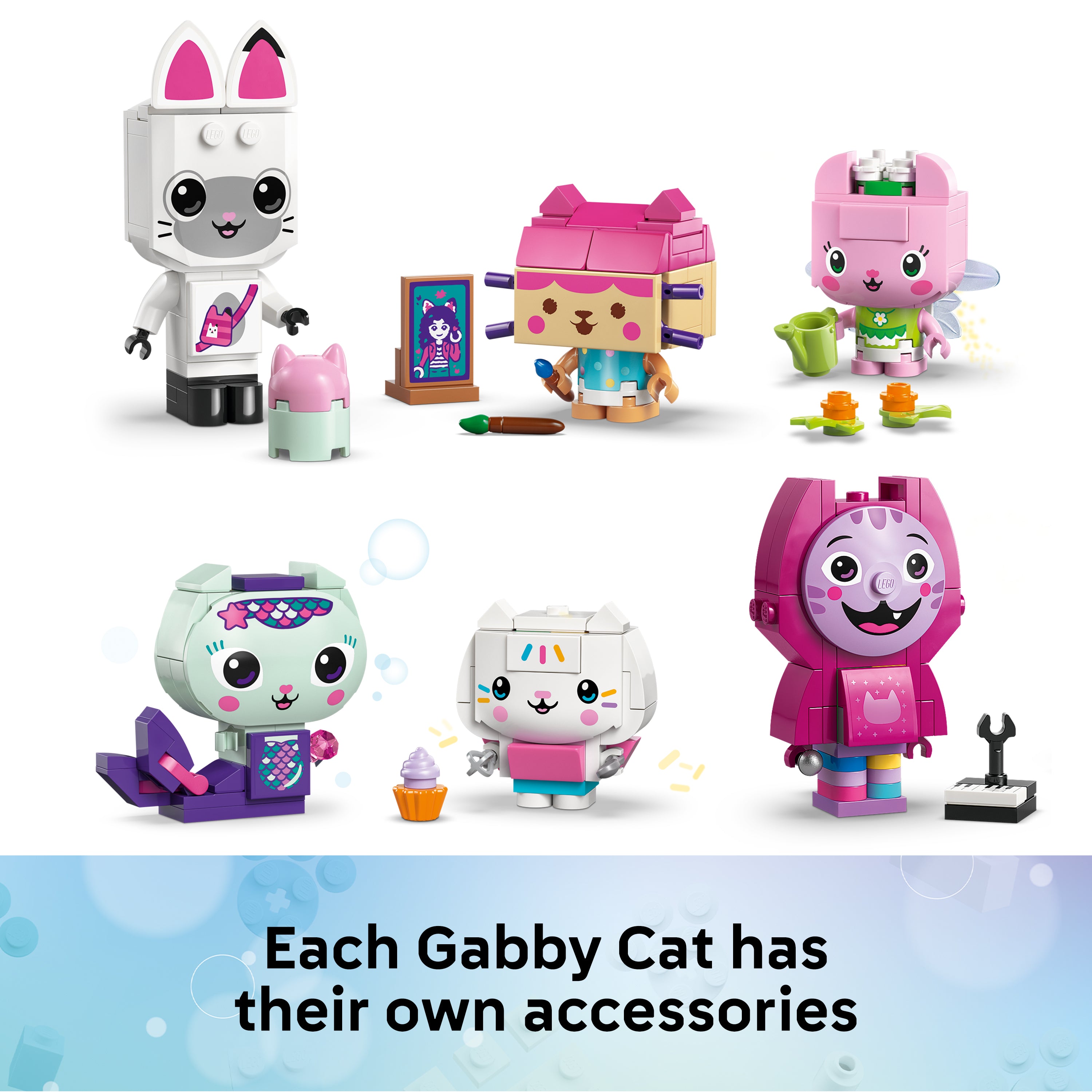 Lego Gabby's Dollhouse: Gabby's Brick-Built Cat Friends 11215