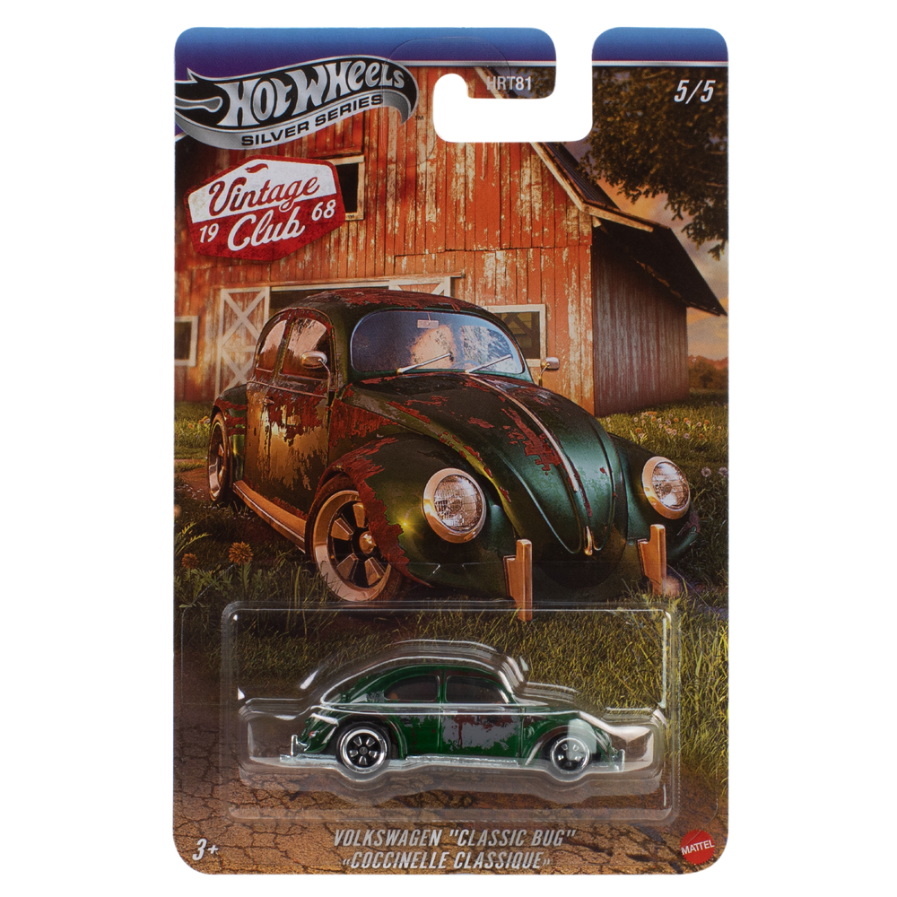 Hot Wheels 1:64 Scale Die-Cast Vintage Racing Club Car Assortment