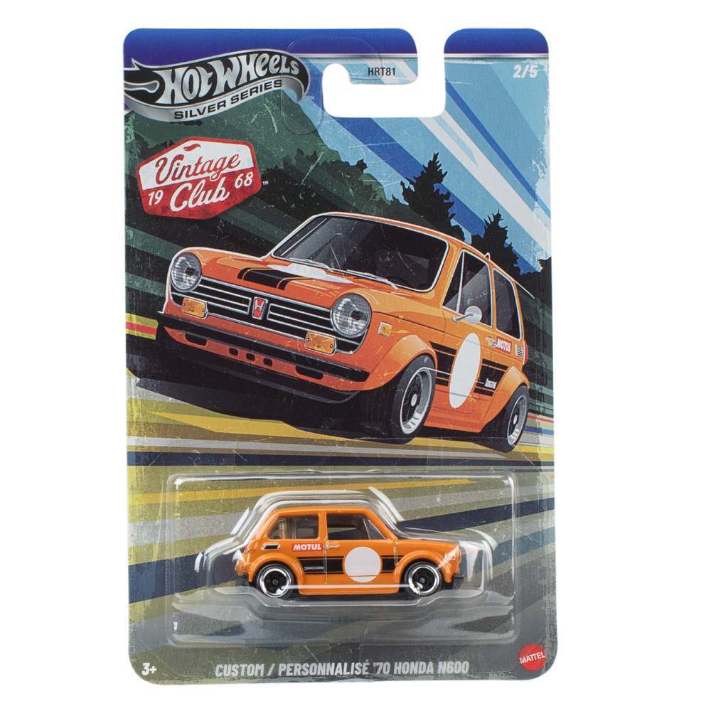 Hot Wheels 1:64 Scale Die-Cast Vintage Racing Club Car Assortment