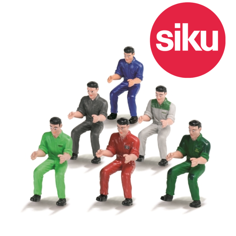 Siku 1:32 Set Of 6 Tractor Drivers