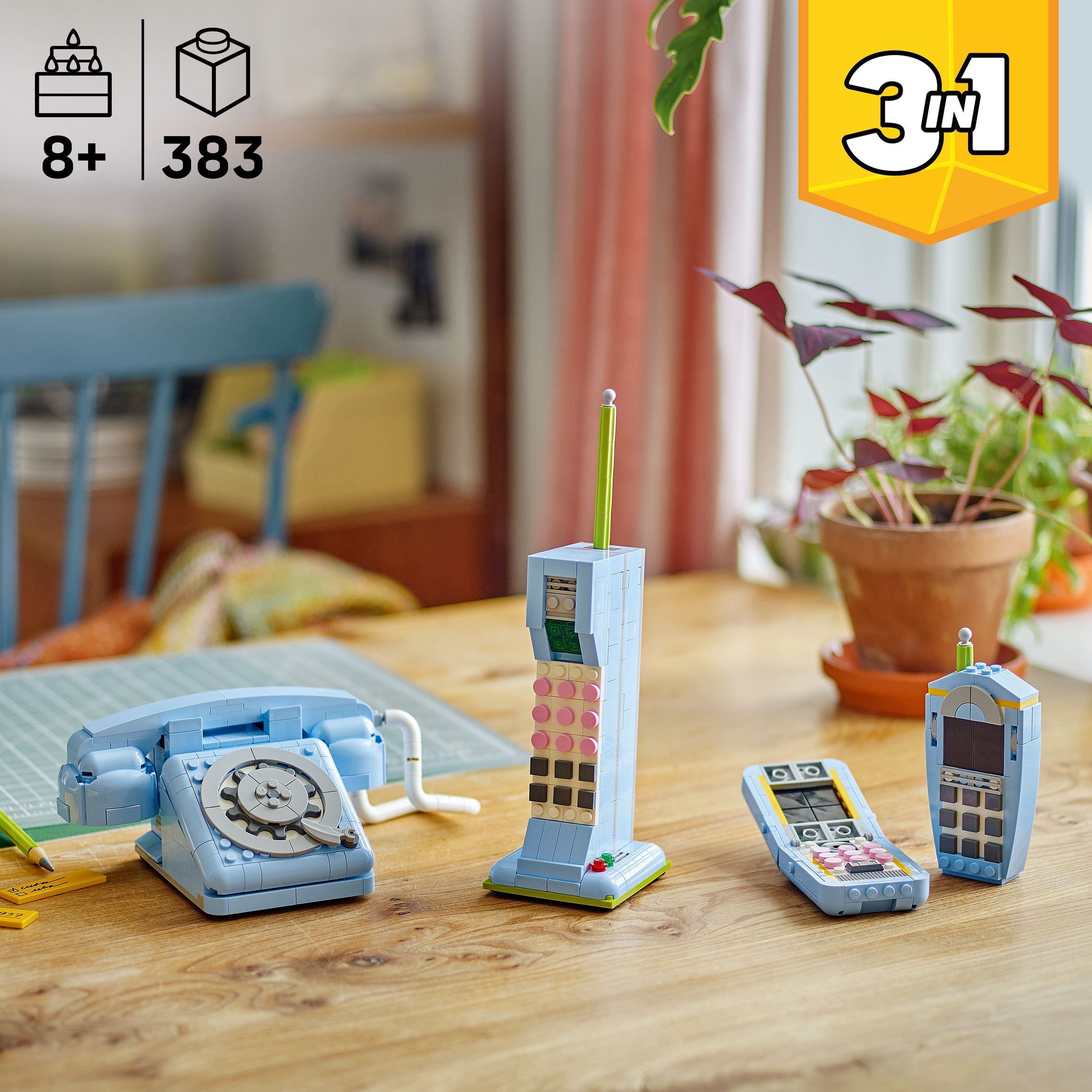 Lego Creator 3In1 Retro Telephone Building Toy 31174