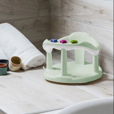 Thermobaby Aquababy Baby Bath Seat Ring With Toys - Green
