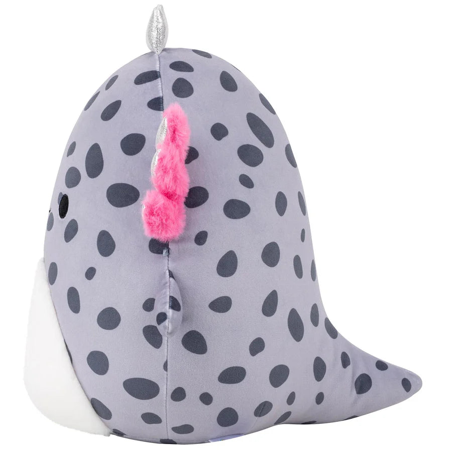 Original Squishmallows 12-Inch Avana The Spotted Axolotl With Silver Crown