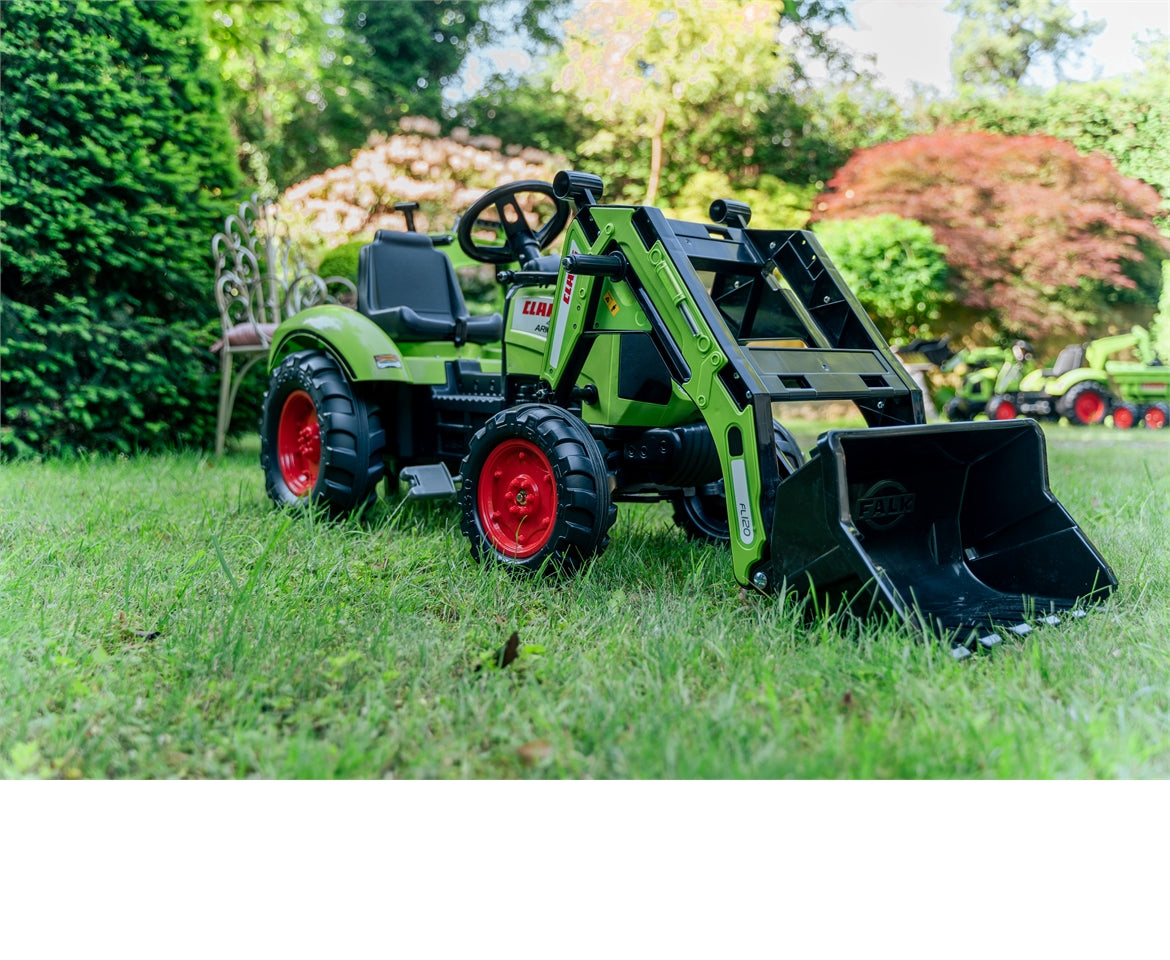 Claas Backhoe With Excavator And Maxi Tilt Trailer