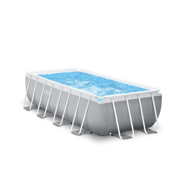 Intex 16Ft X 8Ft X 42In Prism Metal Frame Rectangular Pool