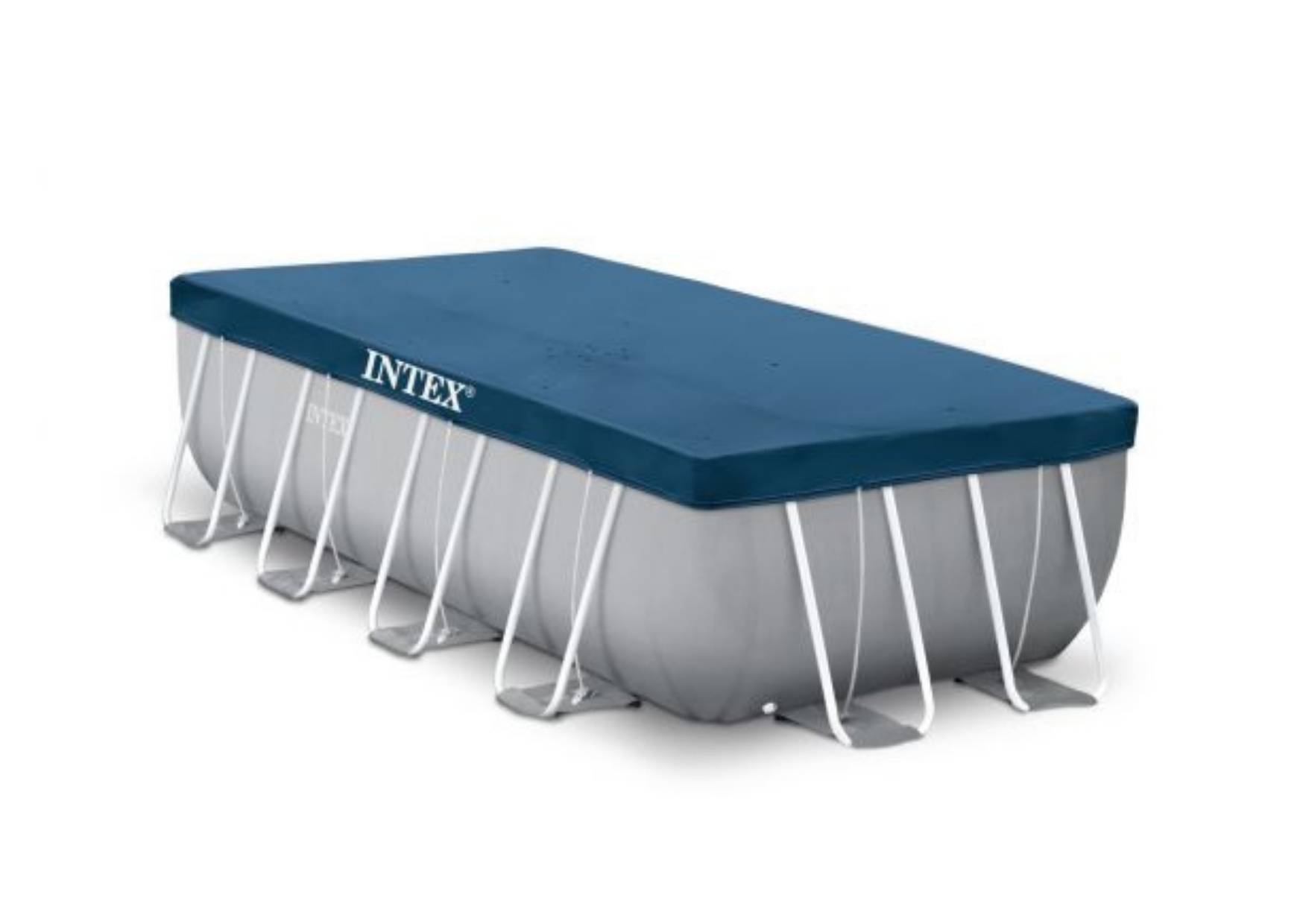 Intex 16Ft X 8Ft X 42In Prism Metal Frame Rectangular Pool