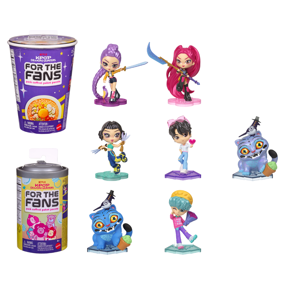 Mattel K-Pop Demon Hunters: Ramen Cup Collector Figures Assortment