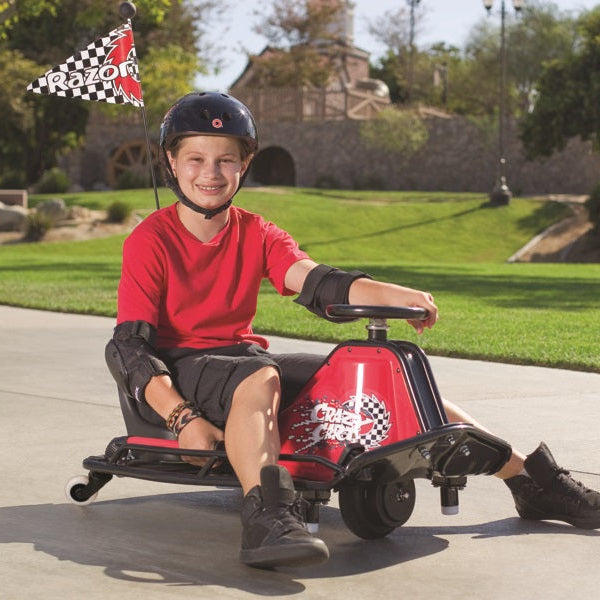 Razor Crazy Cart 25.2V Lithium Electric Go-Kart  Drift & Spin Ride-On For Kids 9+