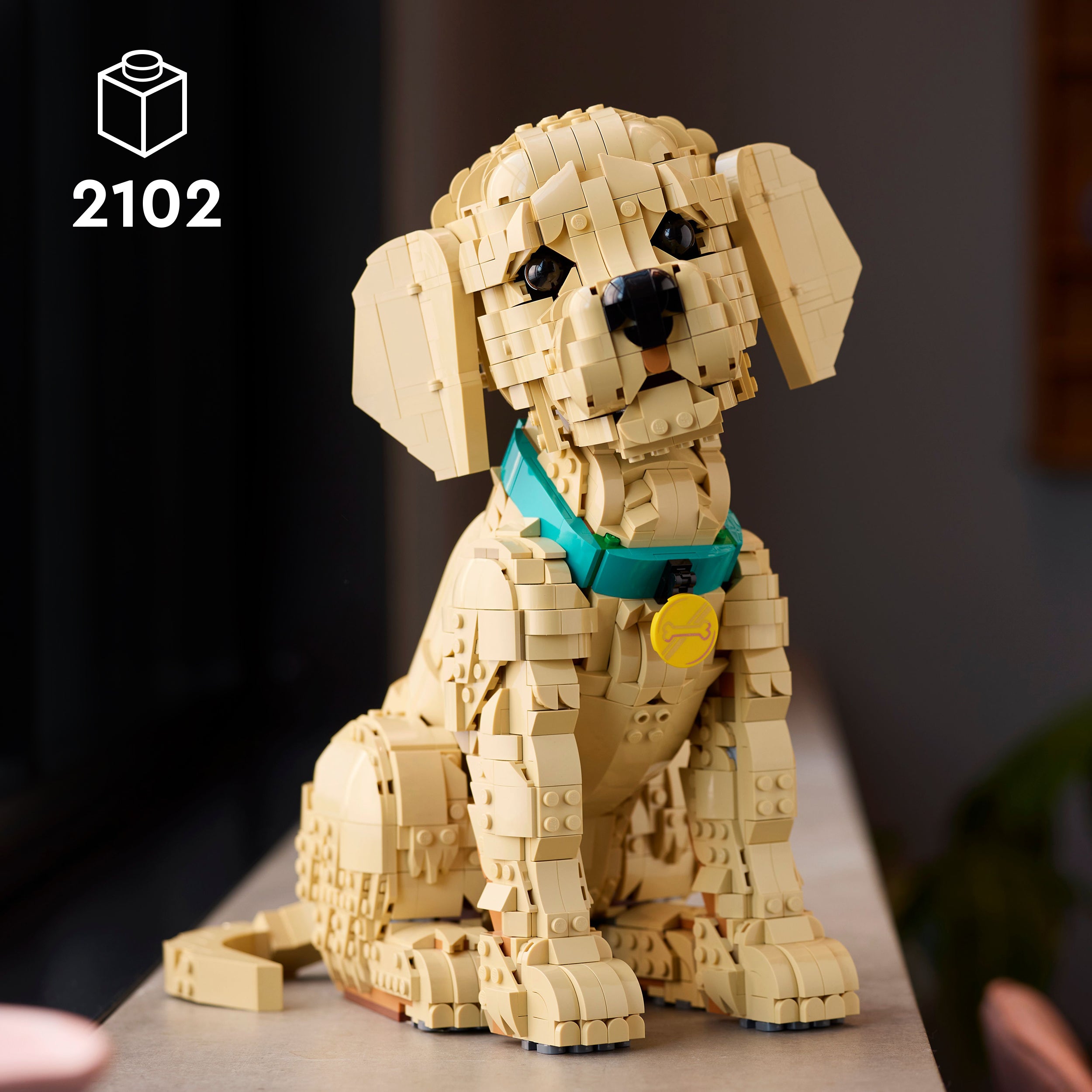 Lego Icons 11384 Golden Retriever Puppy Set For Adults