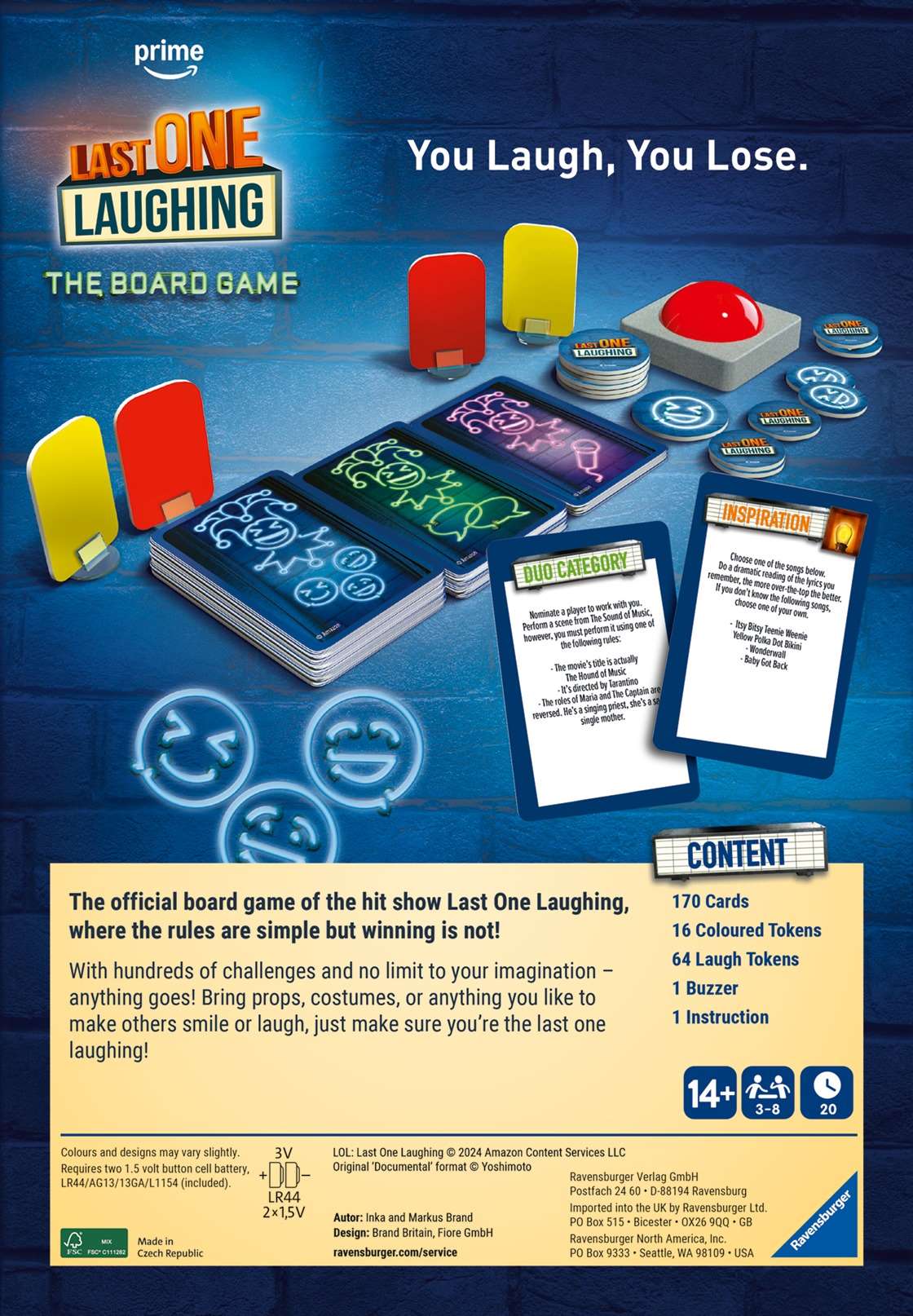 Ravensburger Last One Laughing? Game