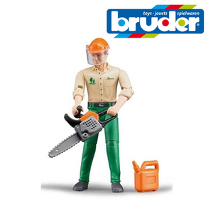 Bruder Forestry Worker With Accessories