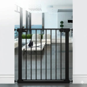 Babylo Flat Bar Safety Gate - Black