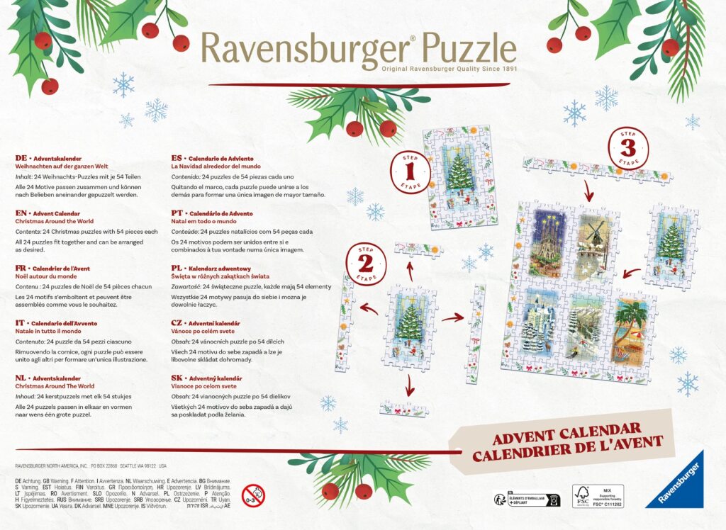 Ravensburger Christmas Puzzle Advent Calendar