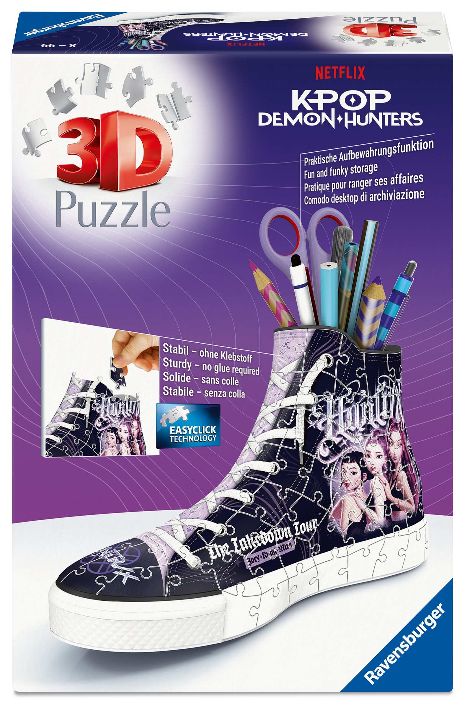 Ravensburger K-Pop Demon Hunters Trainer 108 Piece 3D Jigsaw Puzzle