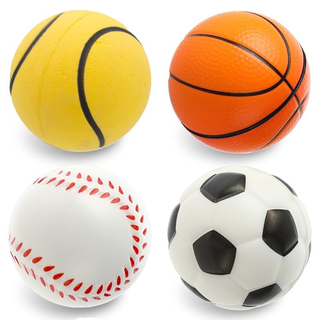 Single Bouncy Sponge Ball 6Cm Sports Assortment