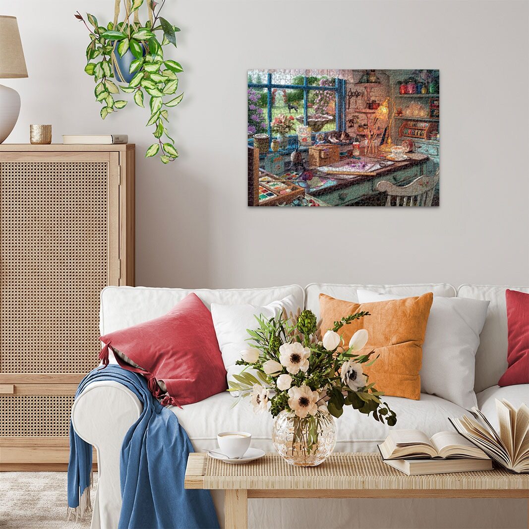 Ravensburger My Haven No 1. The Craft Shed 1000 Piece Jigsaw Puzzle