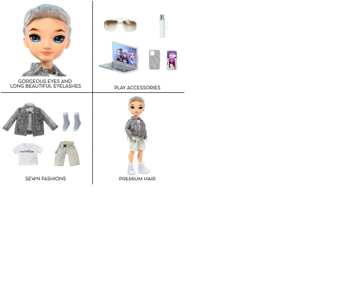 Rainbow High Fashion Doll Series 5 - Aidan Russell (Purple)