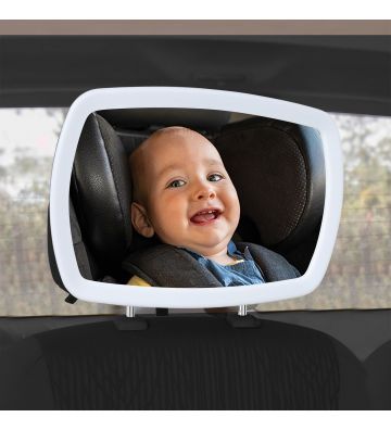 Asalvo Car View Mirror With Led Light