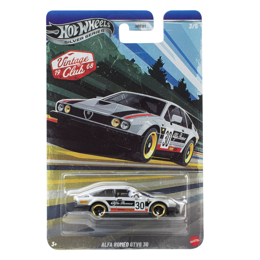 Hot Wheels 1:64 Scale Die-Cast Vintage Racing Club Car Assortment