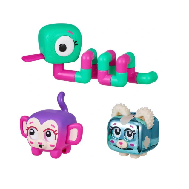 Little Live Pets - Squirkies: 3 Pack: Metallic Clickety Cat