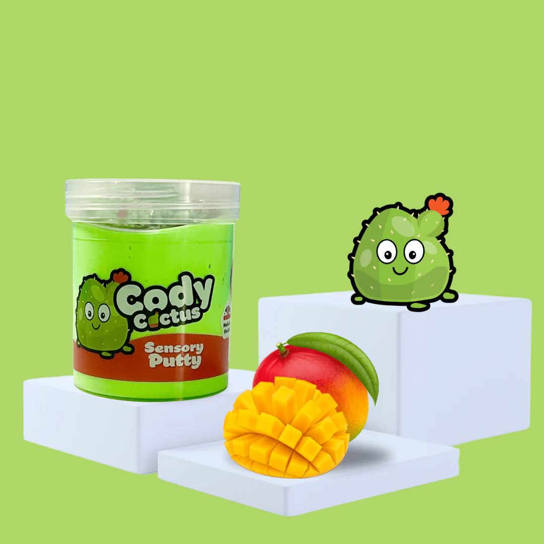 Slime Party Sensory Putty- Cody Cactus