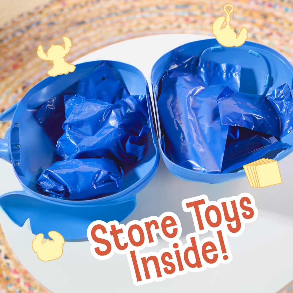 Disney Stitch 23 Cm Jumbo Mystery Capsule, Surprise Toy Capsule With 10 Toys & Activities