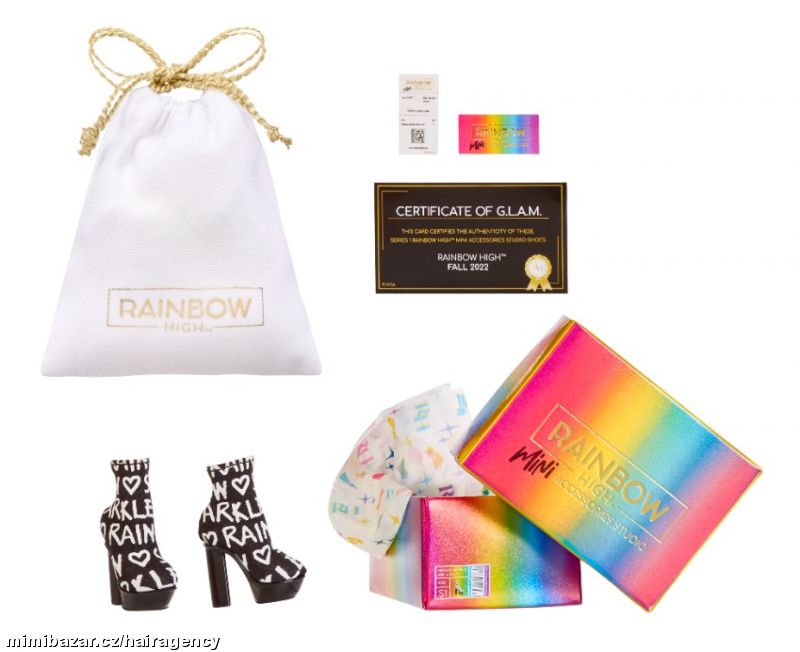 Rainbow High Mini Accessories Studio Shoes, 25+ Mystery Fashion Collectibles Assortment