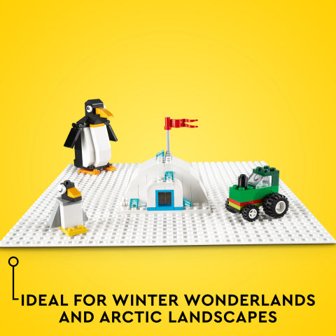 Lego 11026 White Baseplate