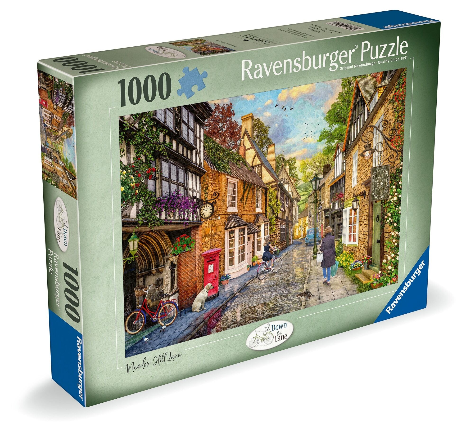 Ravensburger Down The Lane No.2, Meadow Hill Lane 1000 Piece Jigsaw Puzzle