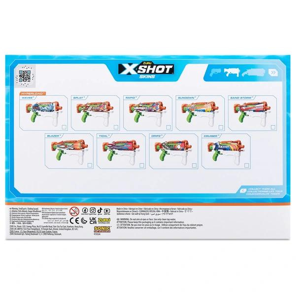 X-Shot Water Fast-Fill Skins Sonic The Hedgehog Hyperload Water Blaster