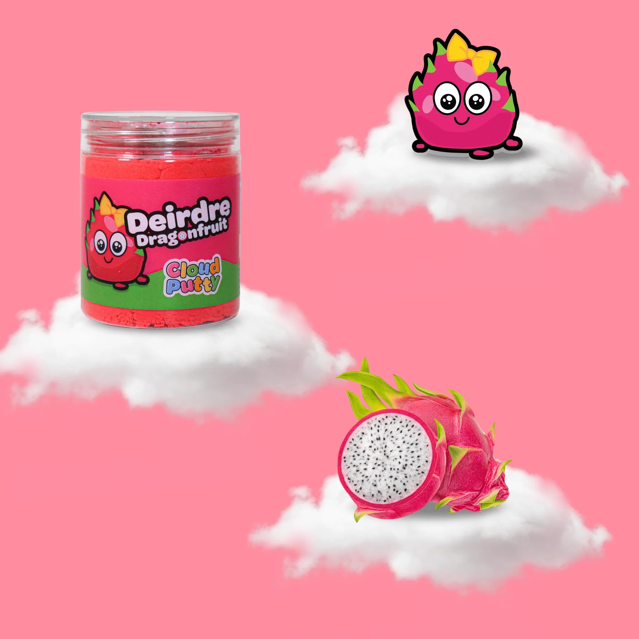 Deirdre Dragonfruit Putty Pals Cloud Slime
