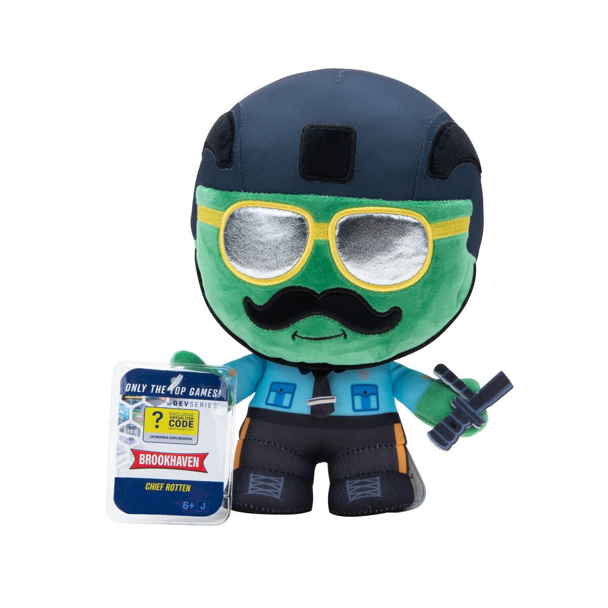 Devseries Chief Rotten Collector Plush - 20Cm Polyester Plush With Exclusive Virtual Item Code