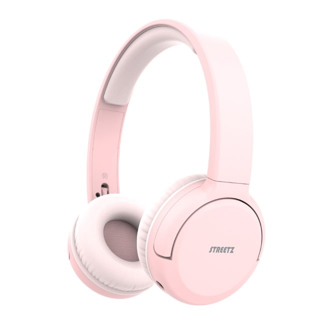 Streetz Hl-Bt402 Bluetooth On Ear Headphones Pink