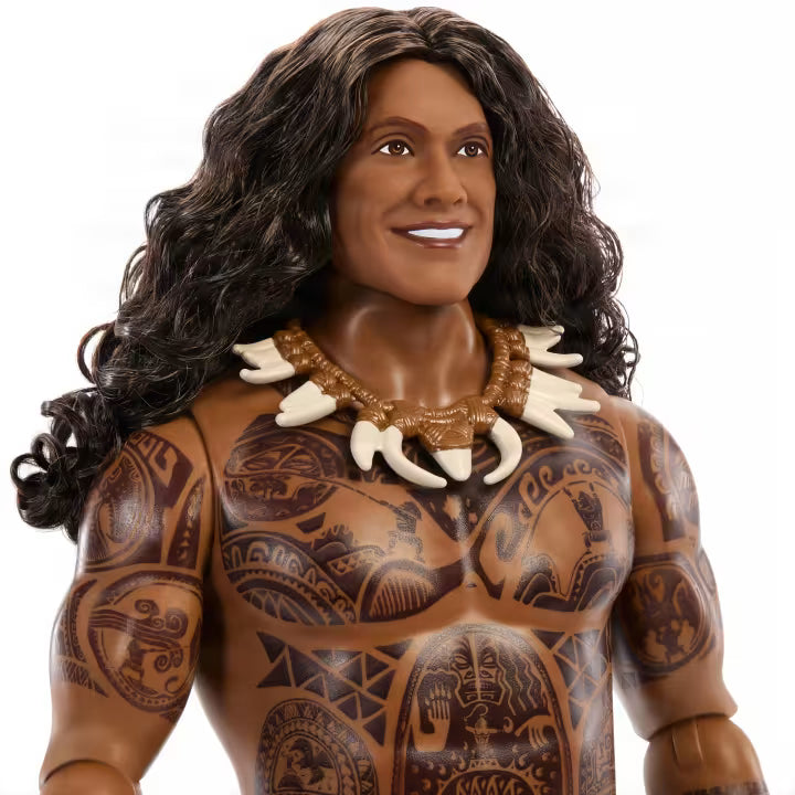 Disney Moana Maui Doll With Removable Fashion & 4 Accessories, Inspired By Live Action Movie