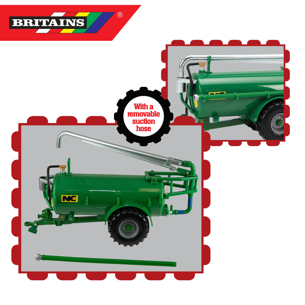 Britains 1:32 Nc Slurry Tanker Green