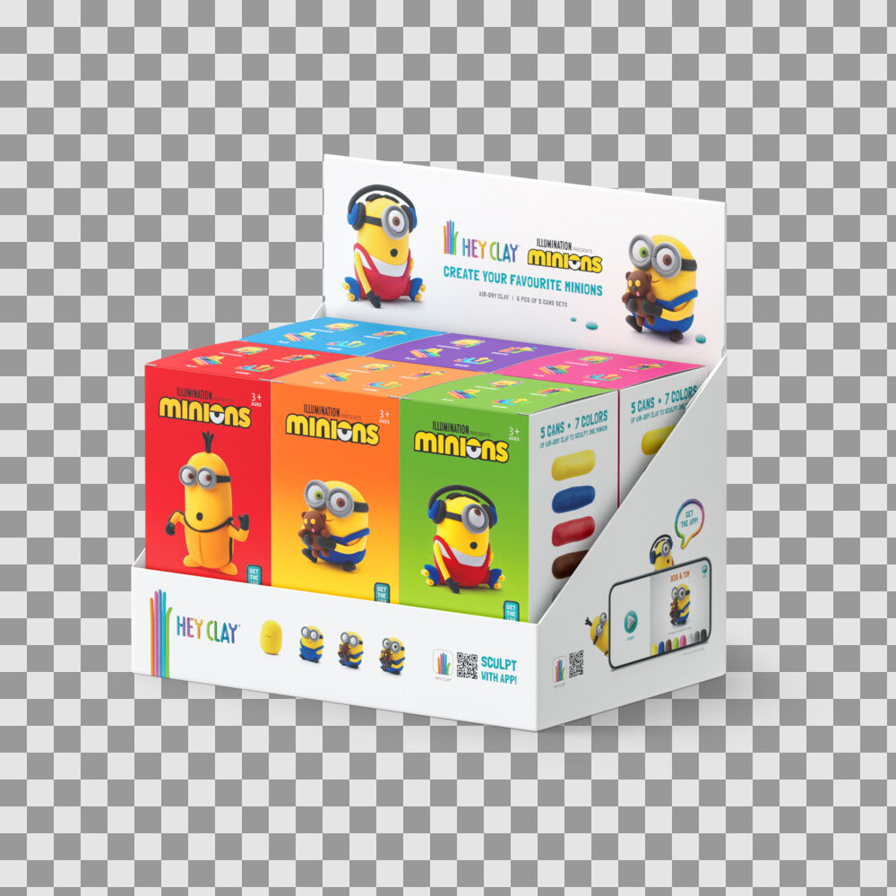 Hey Clay Minions 5 Can Assortment