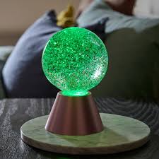 Cosmic Glow Colour Change Glitter Ball Lamp