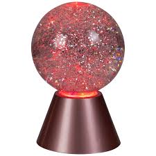 Cosmic Glow Colour Change Glitter Ball Lamp