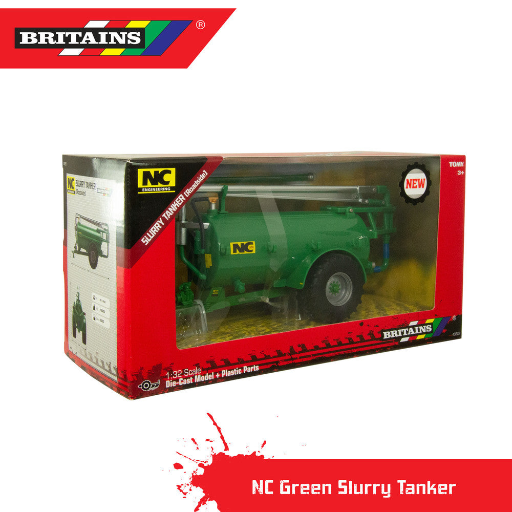 Britains 1:32 Nc Slurry Tanker Green