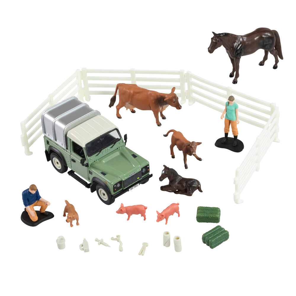 Britains 1:32 Land Rover Vet Set