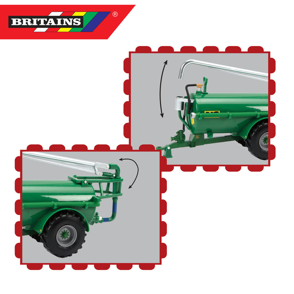 Britains 1:32 Nc Slurry Tanker Green