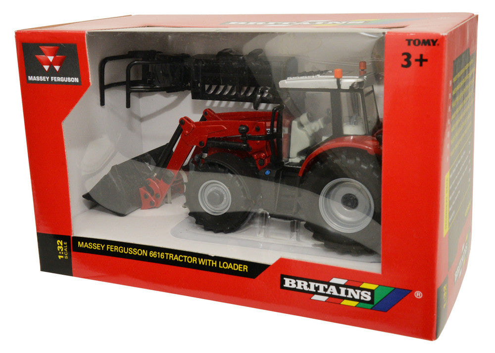 Britains 1:32 Massey Ferguson 6616 Tractor With Front Loader