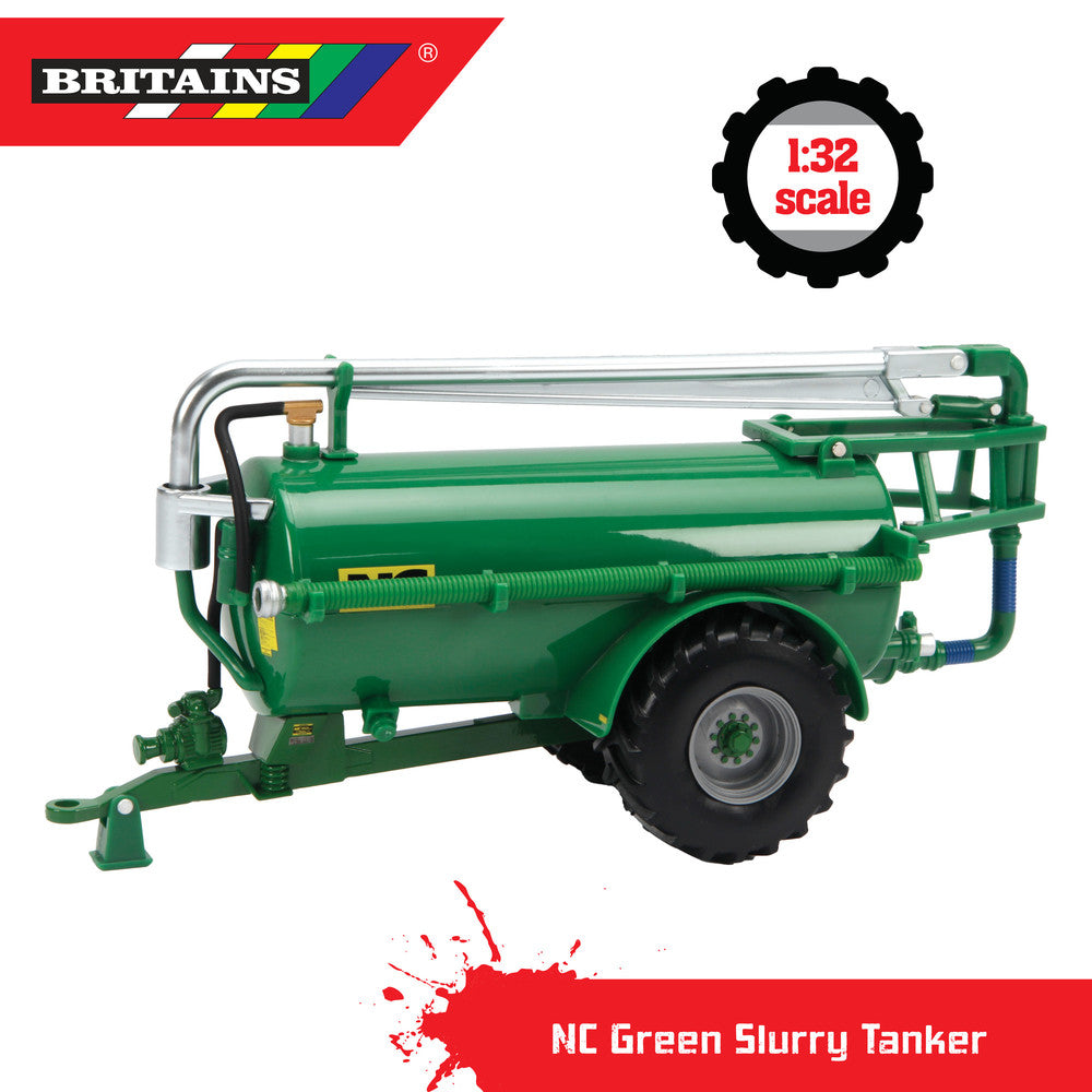 Britains 1:32 Nc Slurry Tanker Green
