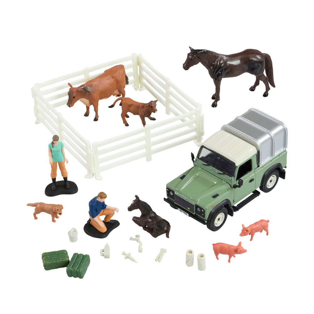 Britains 1:32 Land Rover Vet Set