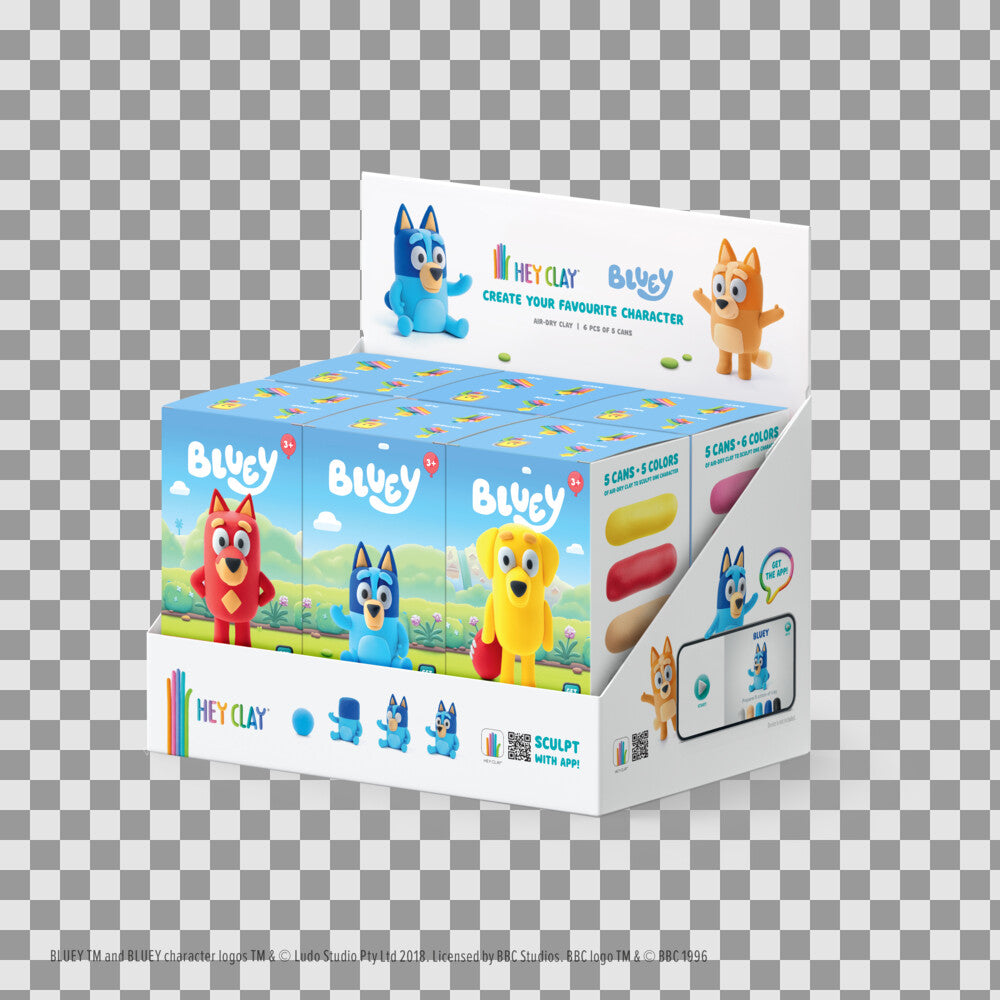 Hey Clay Bluey 5 Can Assortment