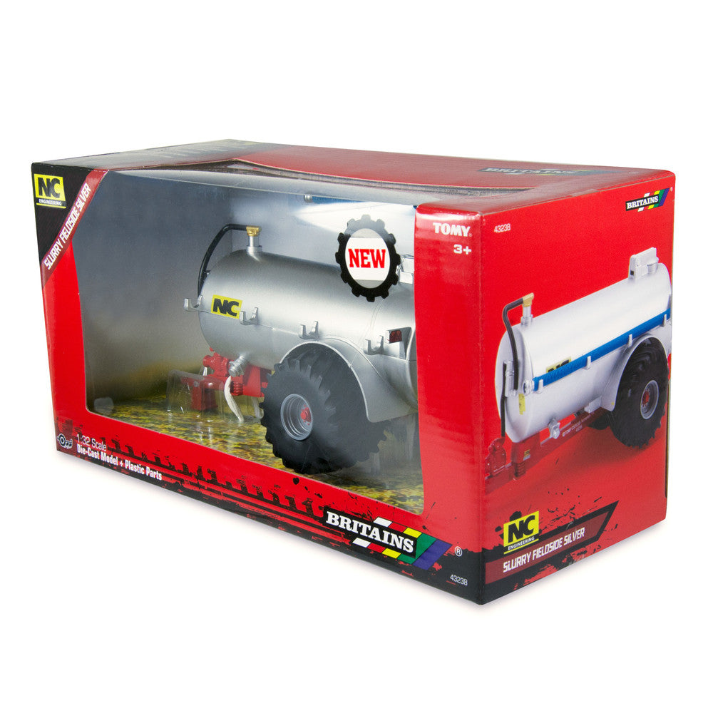 Britains Slurry Tanker (Fieldside) Silver