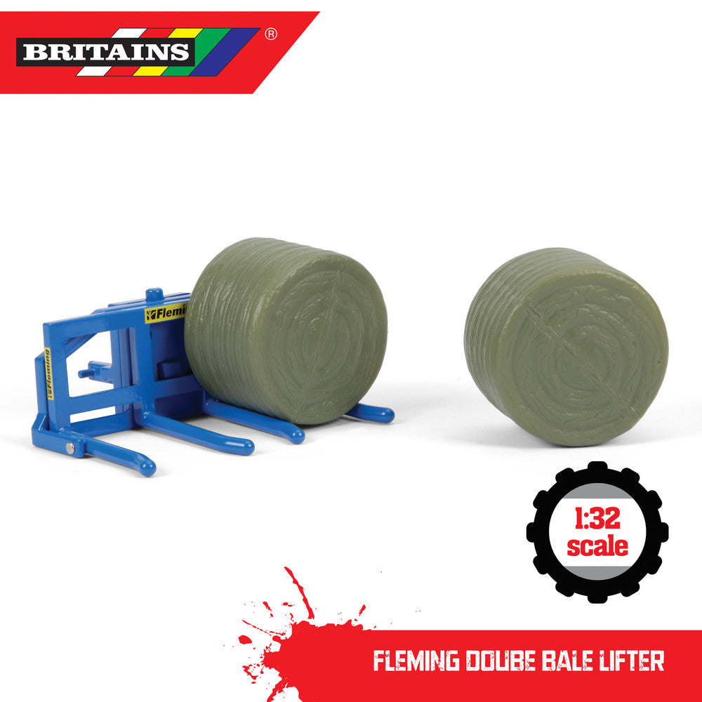 Britains 1:32 Fleming Double Bale Lifter